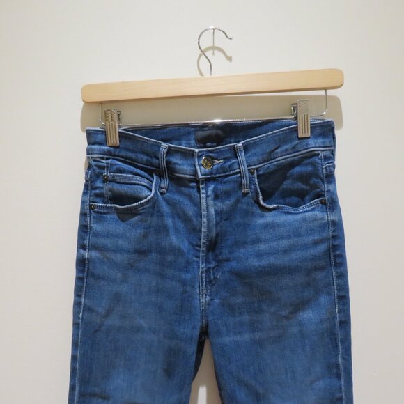 MOTHER The Mid Rise Dazzler Ankle Jeans in Wish On A Star - Size 25 - Picture 5 of 16